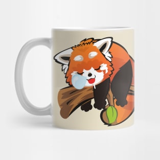 Sleeping Baby Red Panda Mug